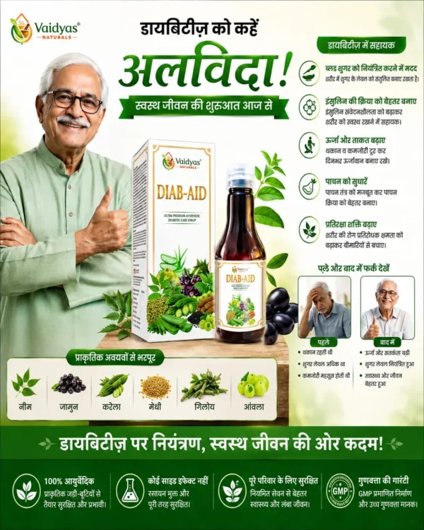 Diab-Aid Diabetes Care Syrup 500 ml