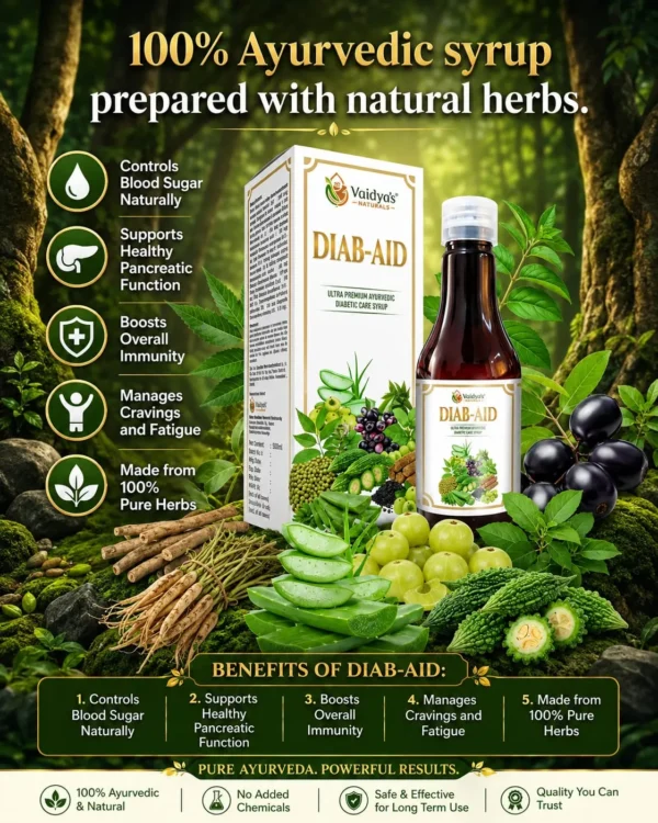 Diab-Aid Diabetes Care Syrup 500 ml